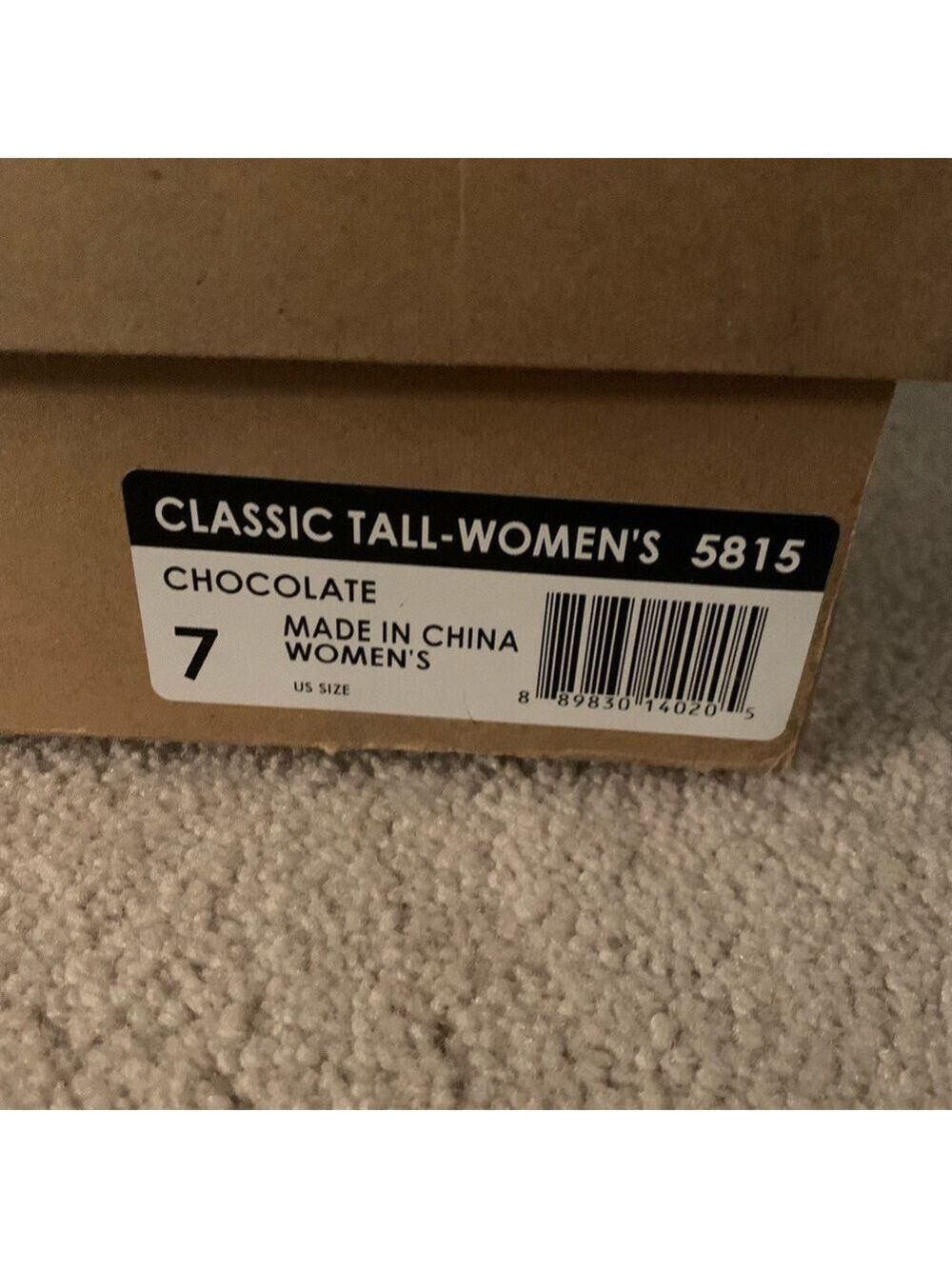 UGG Brand Classic Tall Chocolate Brown 7 - Picture 7 of 9
